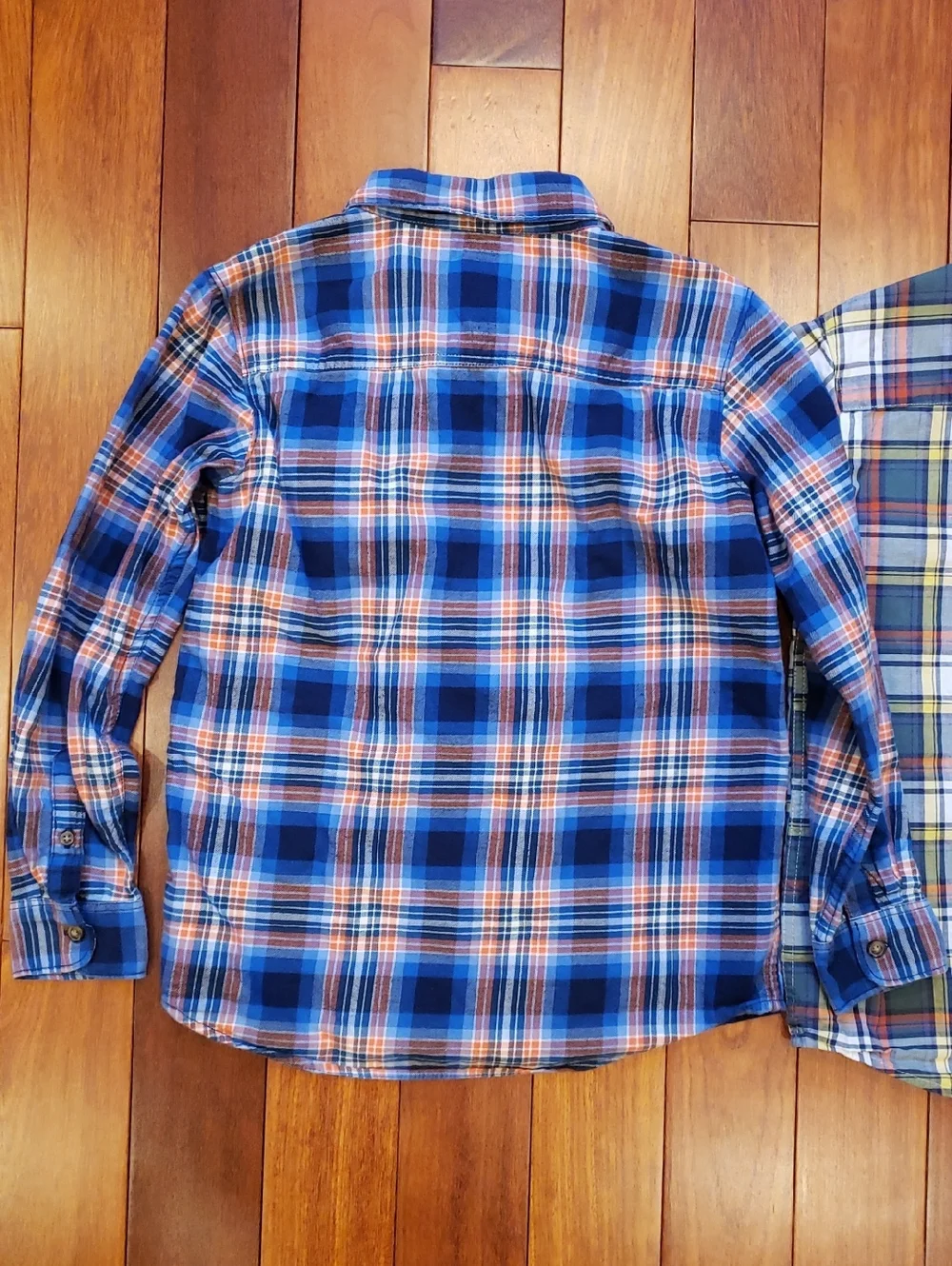 Carter's Boys size 12 Plaid Button Down Shirts.